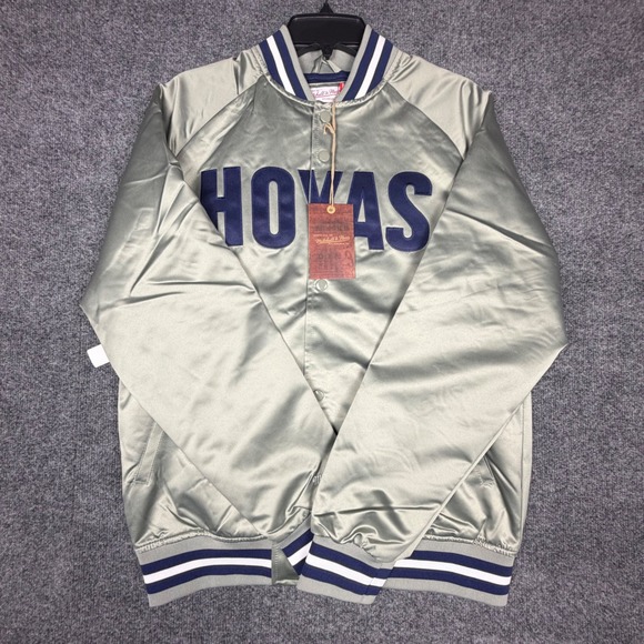 Mitchell & Ness Other - Mitchell & Ness Georgetown Hoyas NCAA Double Clutch Jacket Grey Size Medium